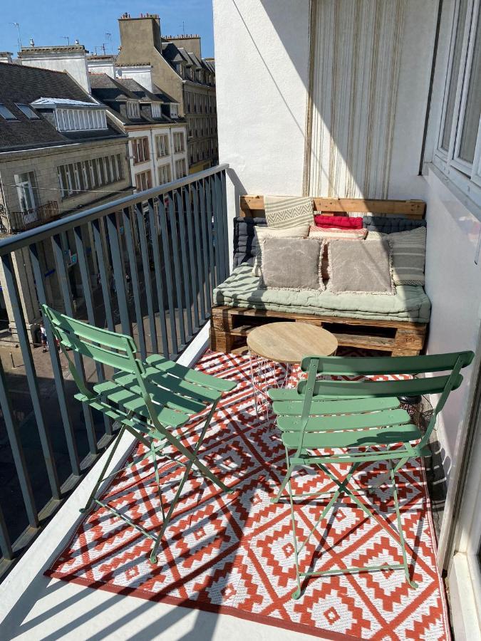 Joli T2 En Centre-Ville Lorient Avec Balcon Cosy Ngoại thất bức ảnh