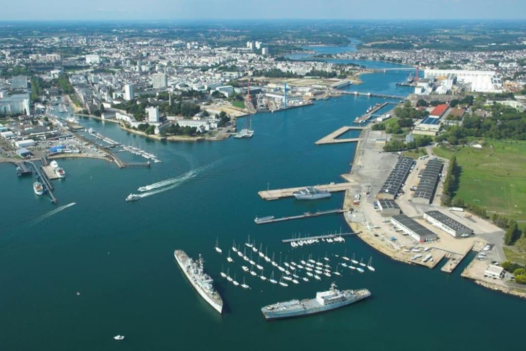 Joli T2 En Centre-Ville Lorient Avec Balcon Cosy Ngoại thất bức ảnh